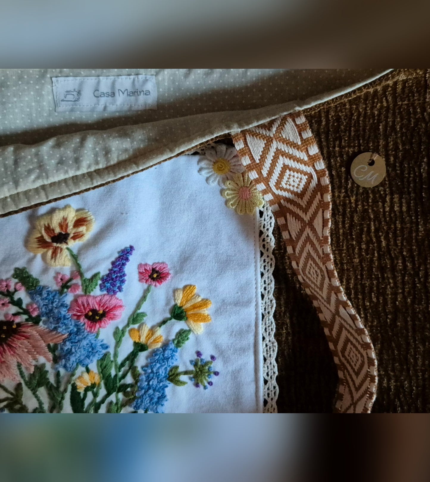 Cabas avec broderie