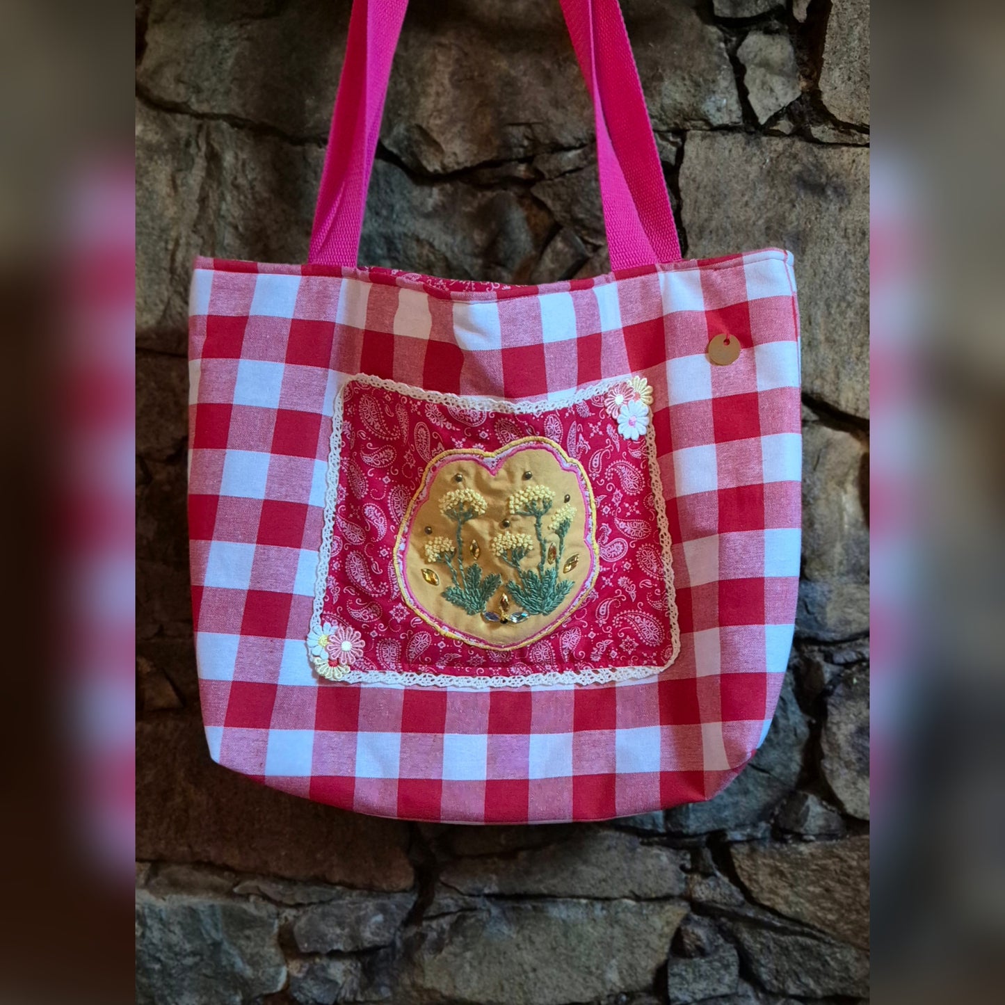Cabas avec broderie