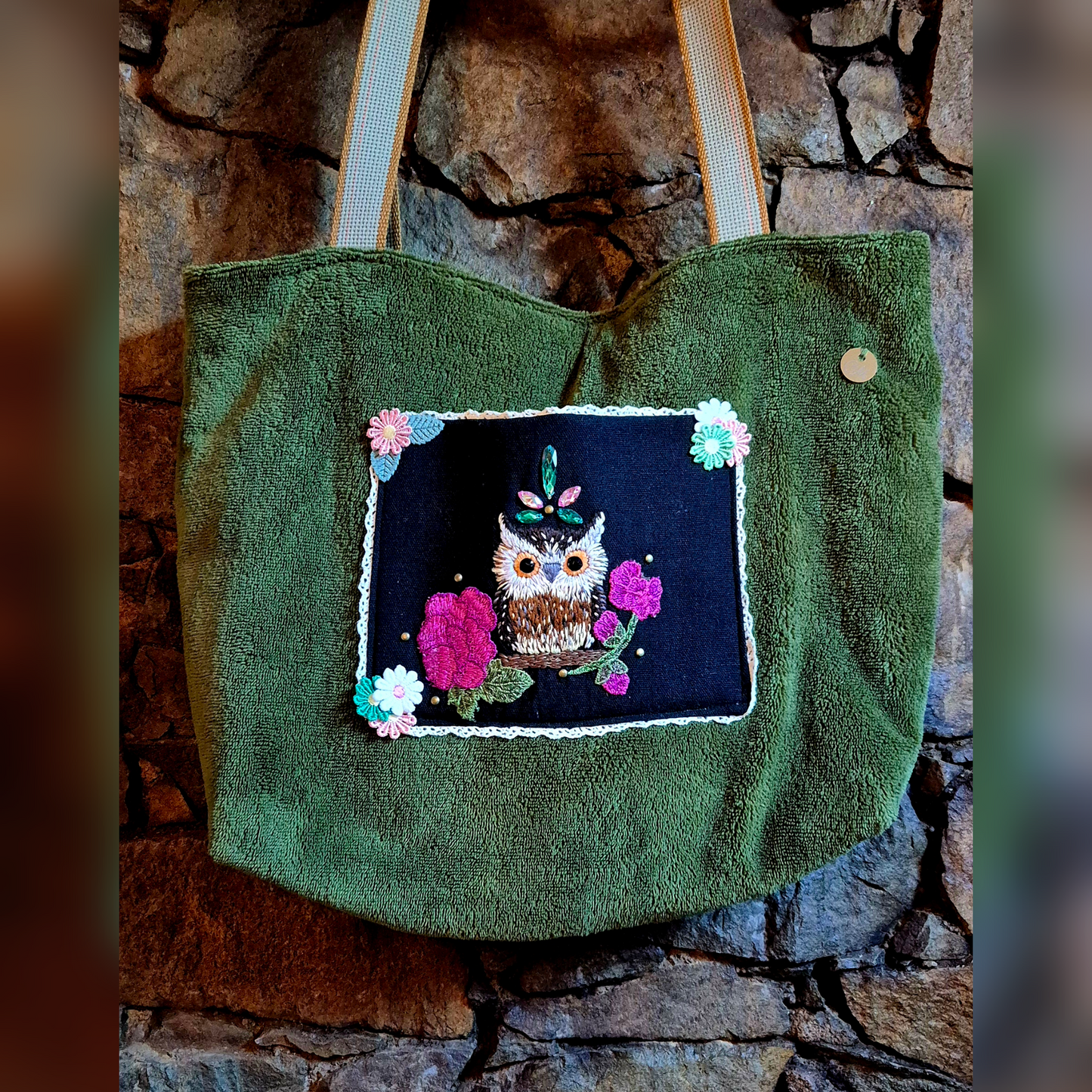 Cabas avec broderie