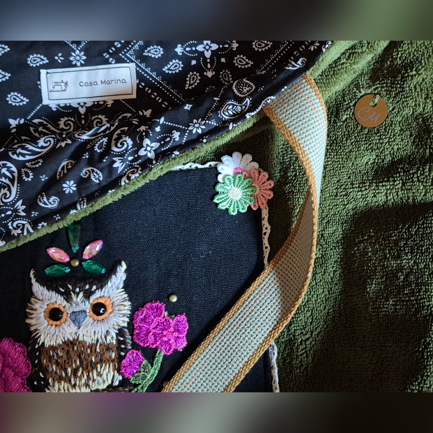 Cabas avec broderie