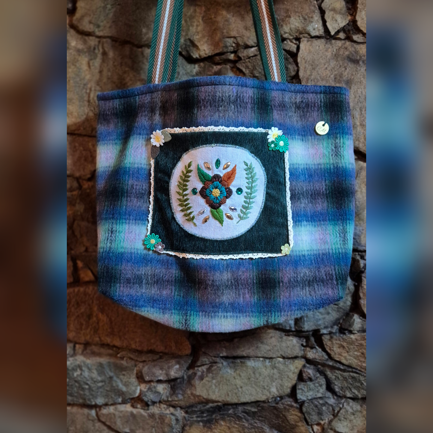 Cabas avec broderie