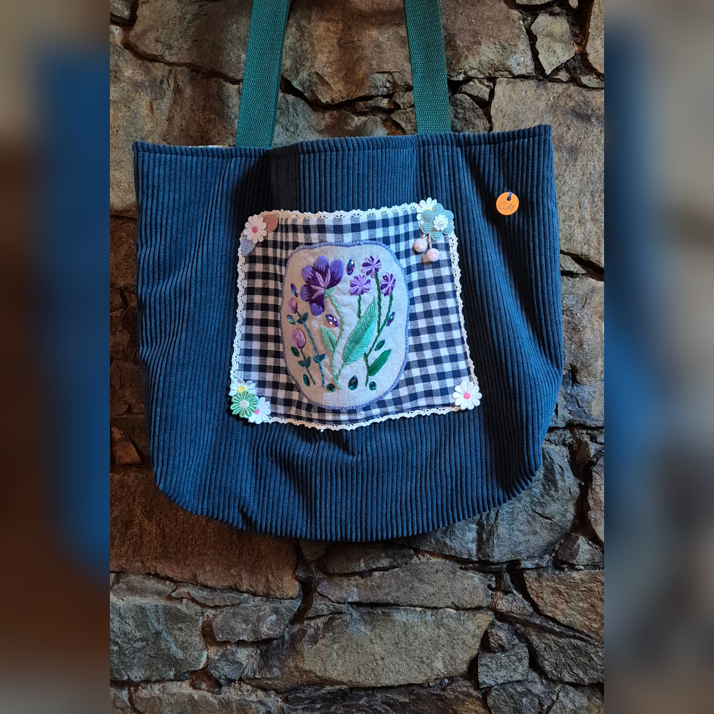 Cabas avec broderie