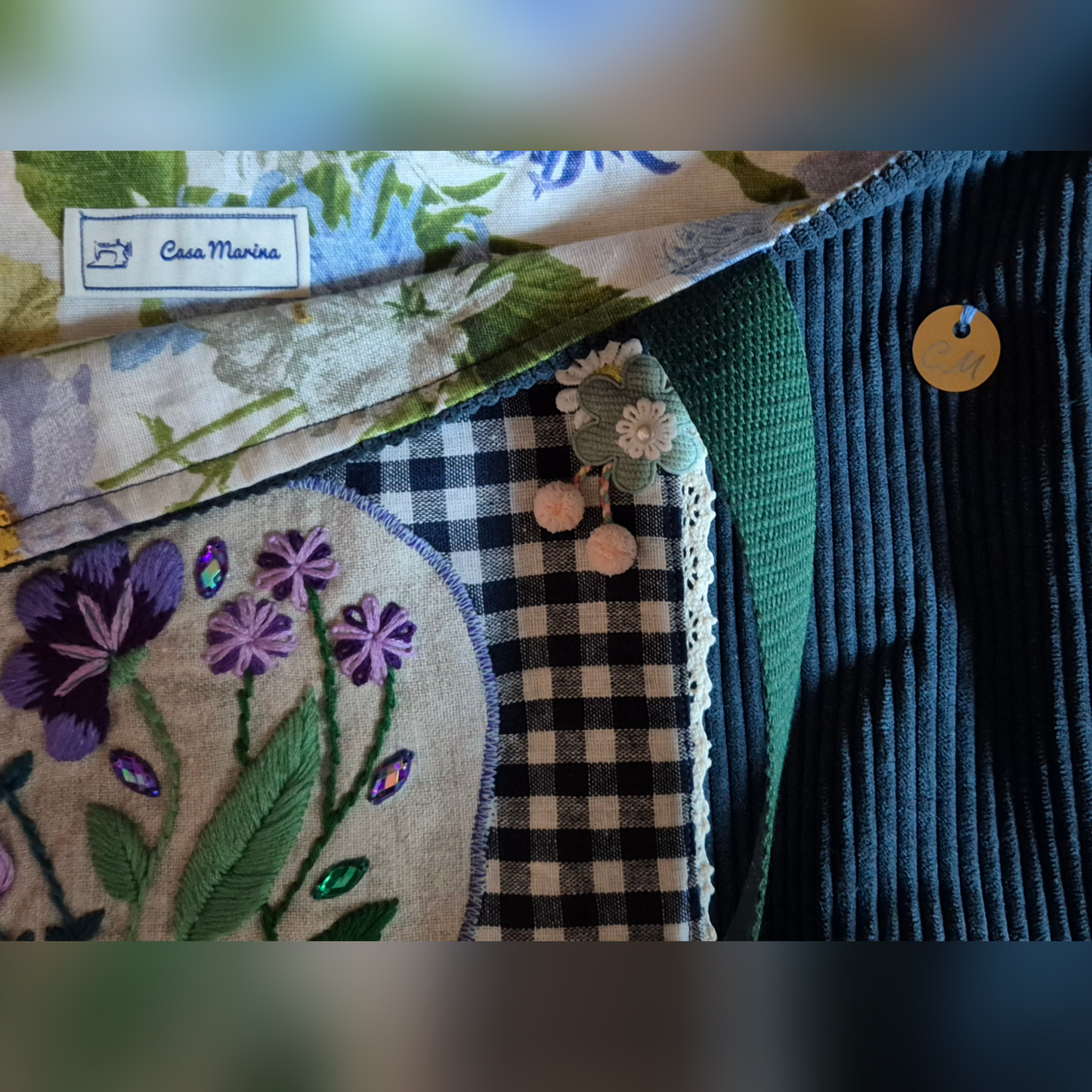 Cabas avec broderie