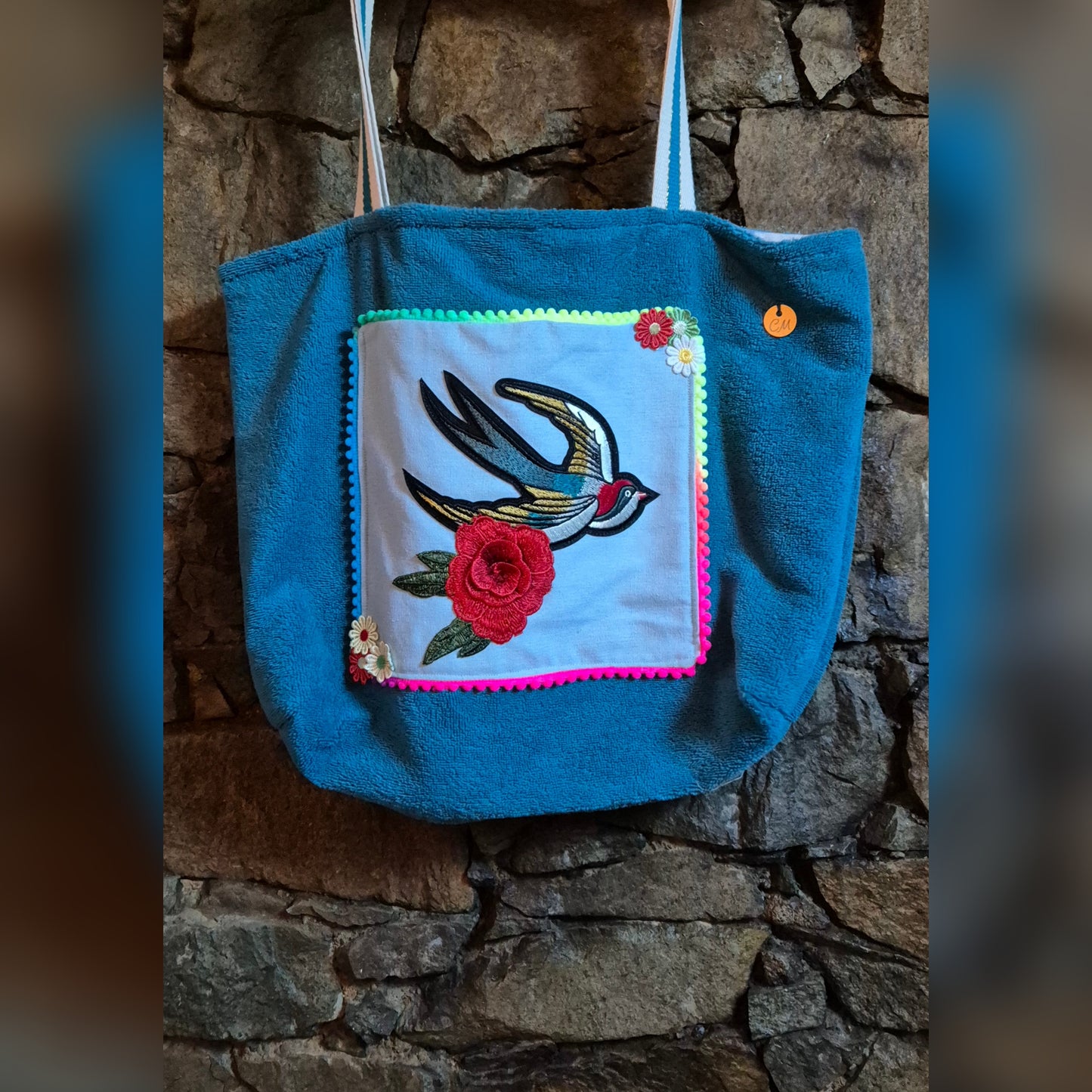 Cabas avec broderie