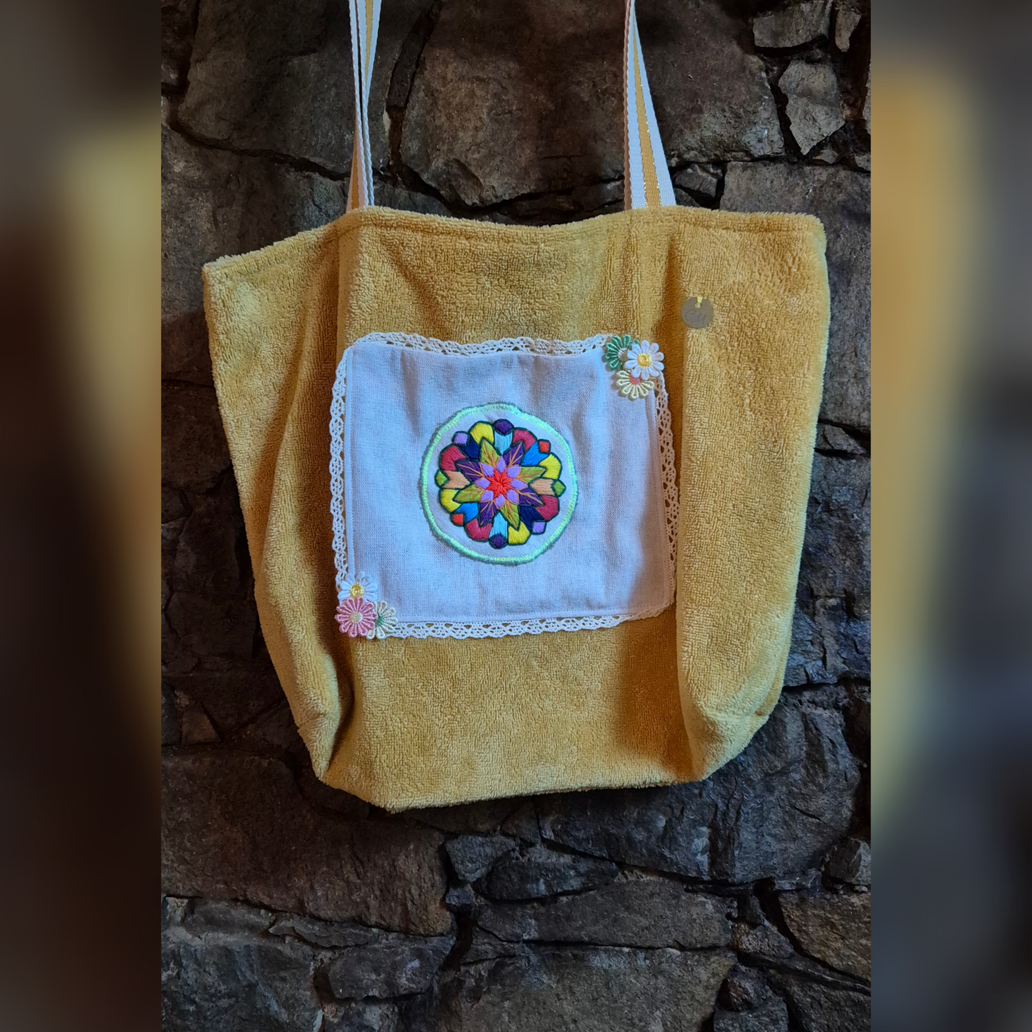 Cabas avec broderie
