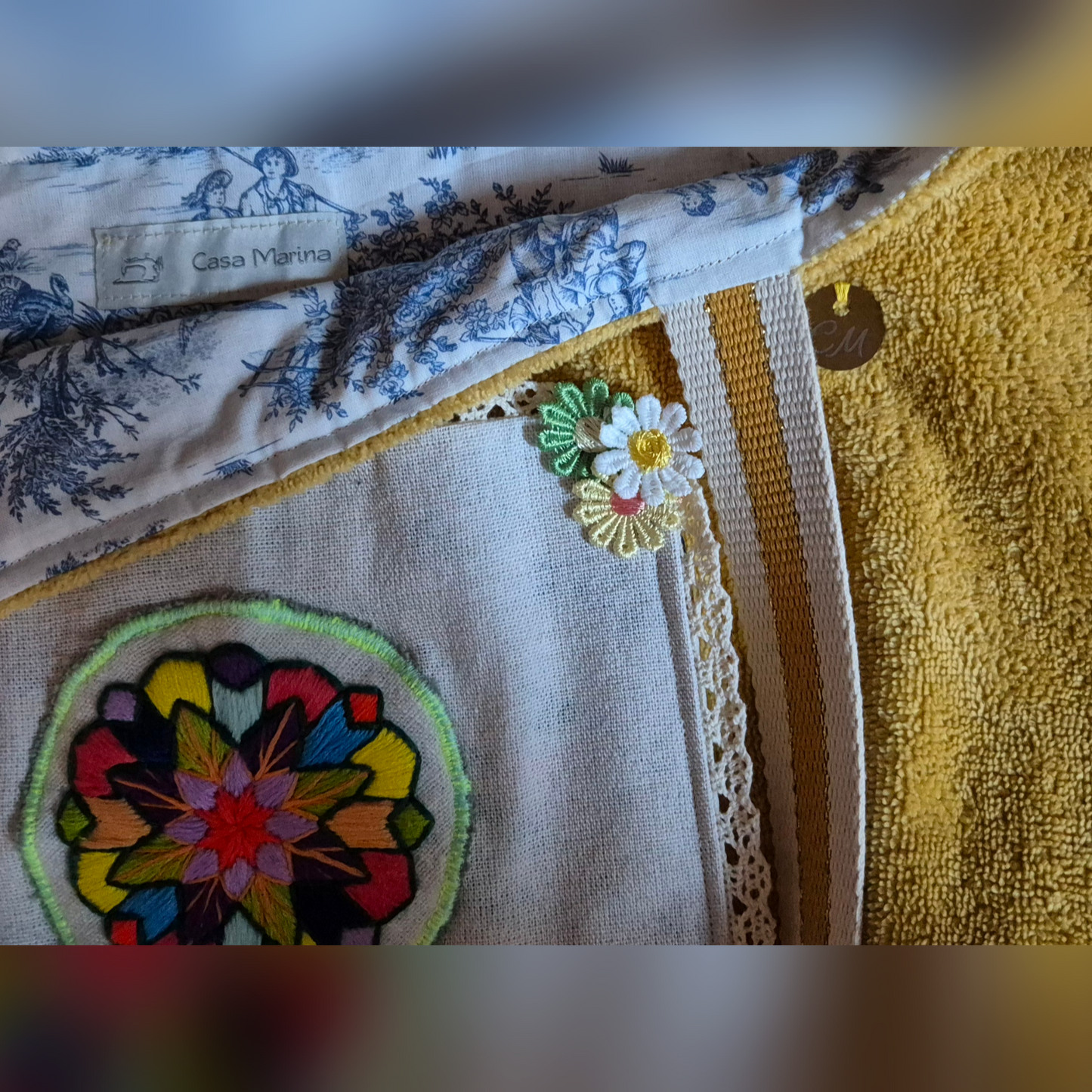 Cabas avec broderie