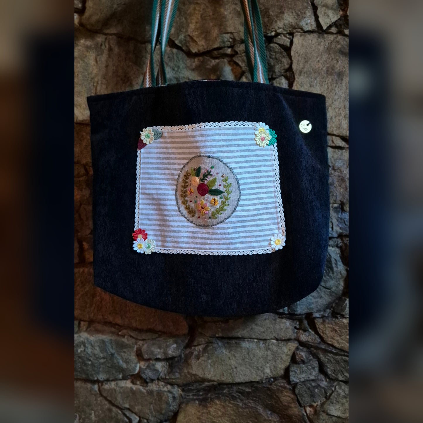 Cabas avec broderie