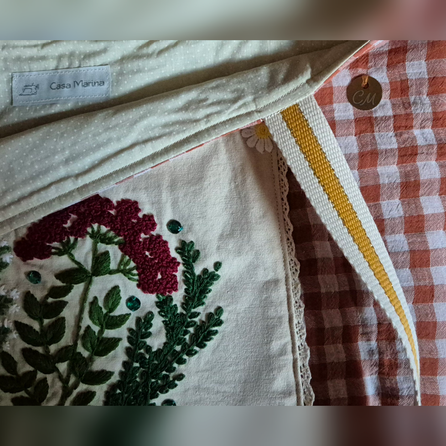 Cabas avec broderie