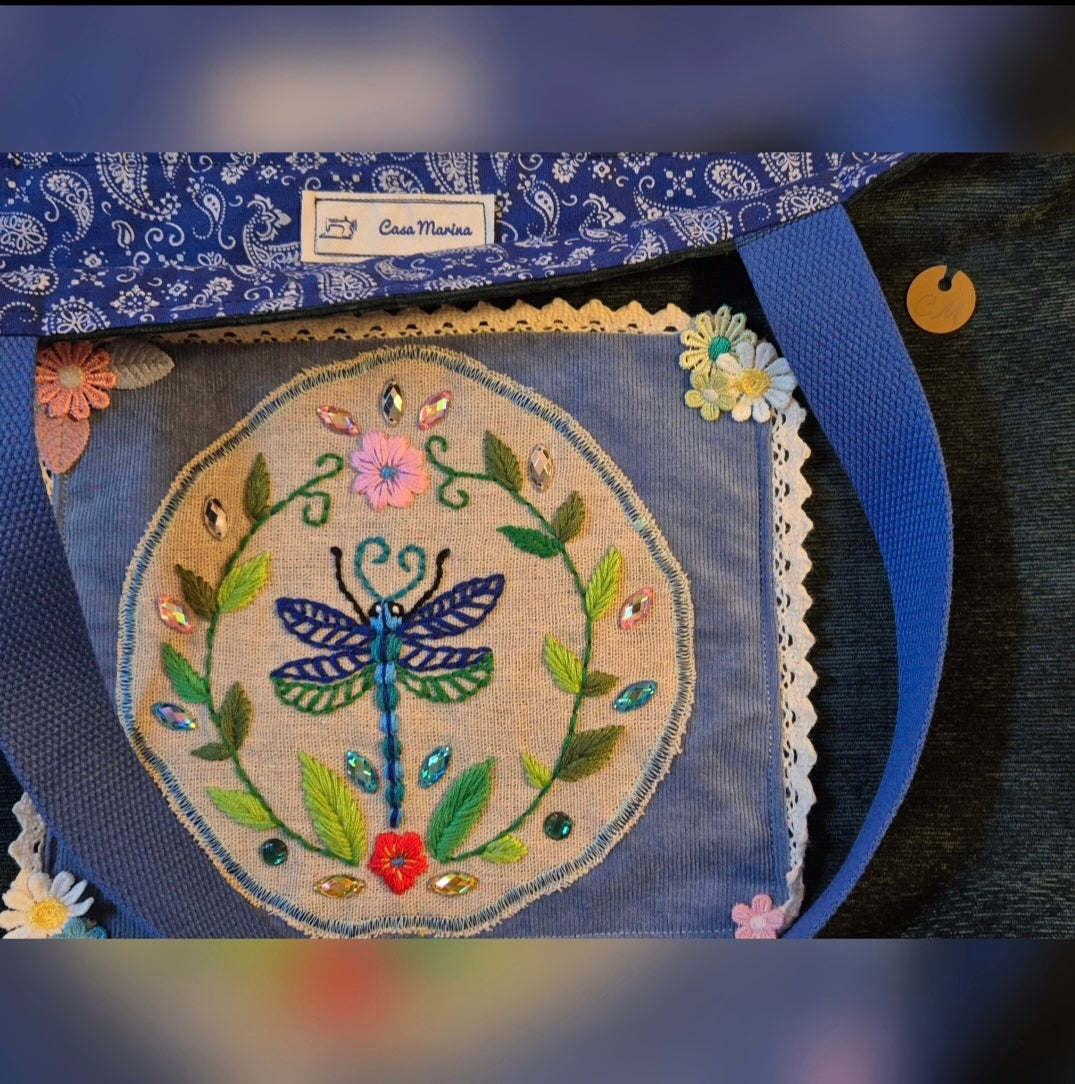 Cabas avec broderie