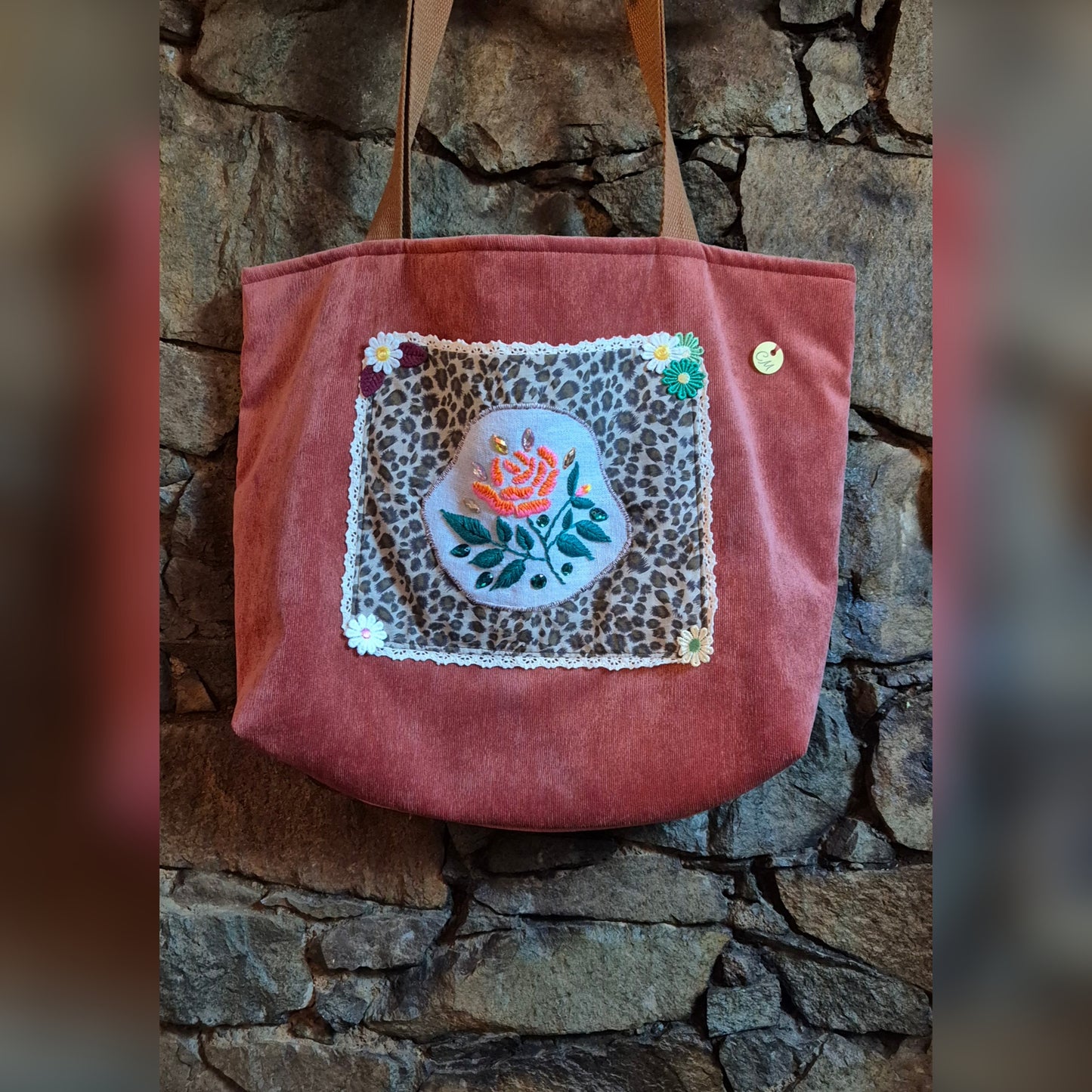 Cabas avec broderie
