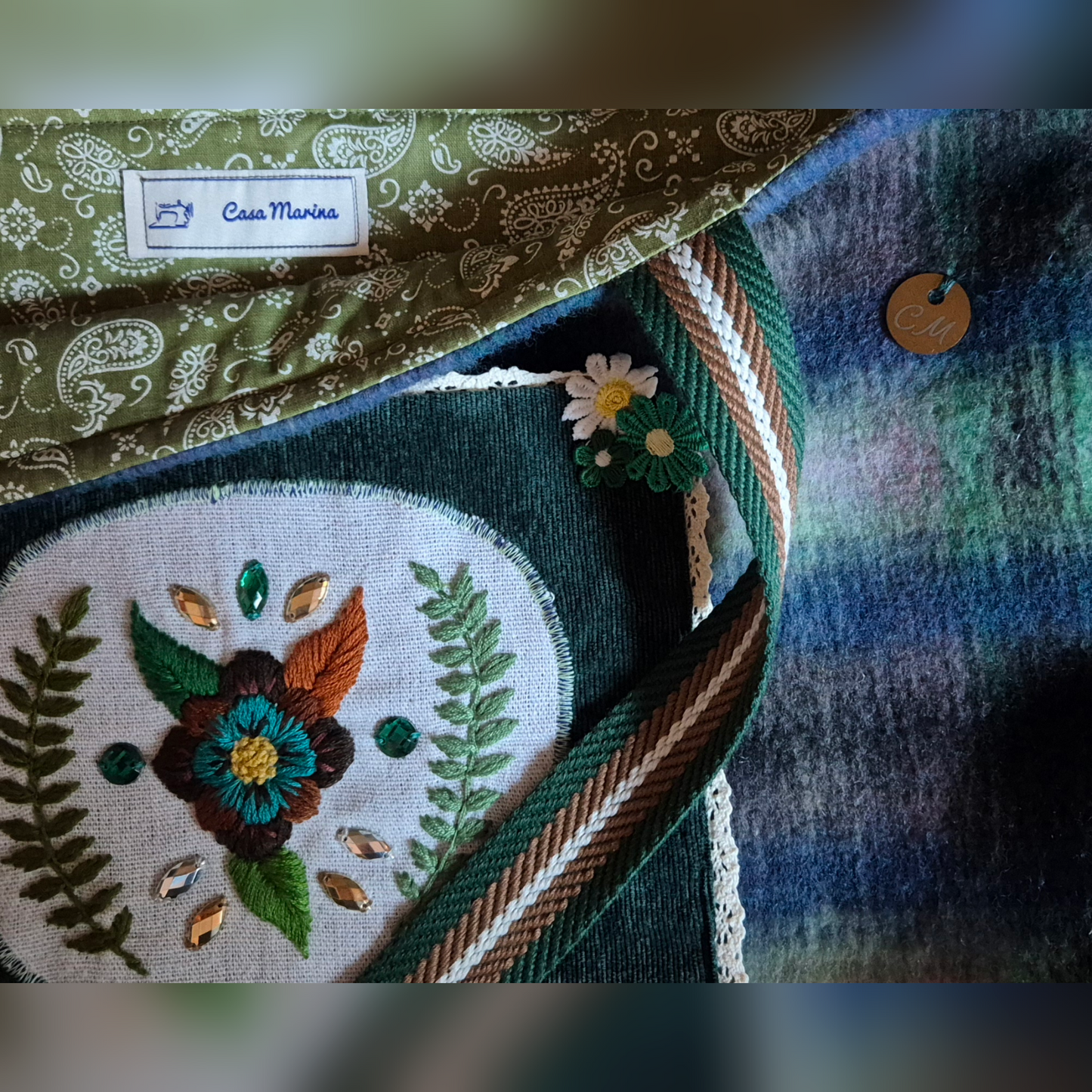 Cabas avec broderie