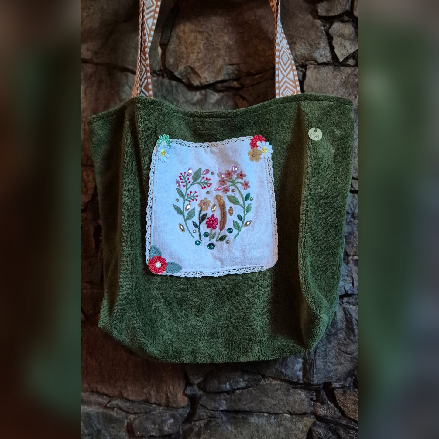 Cabas avec broderie