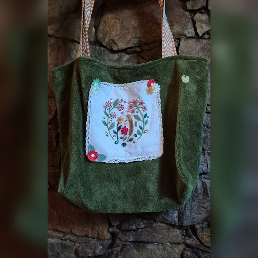 Cabas avec broderie