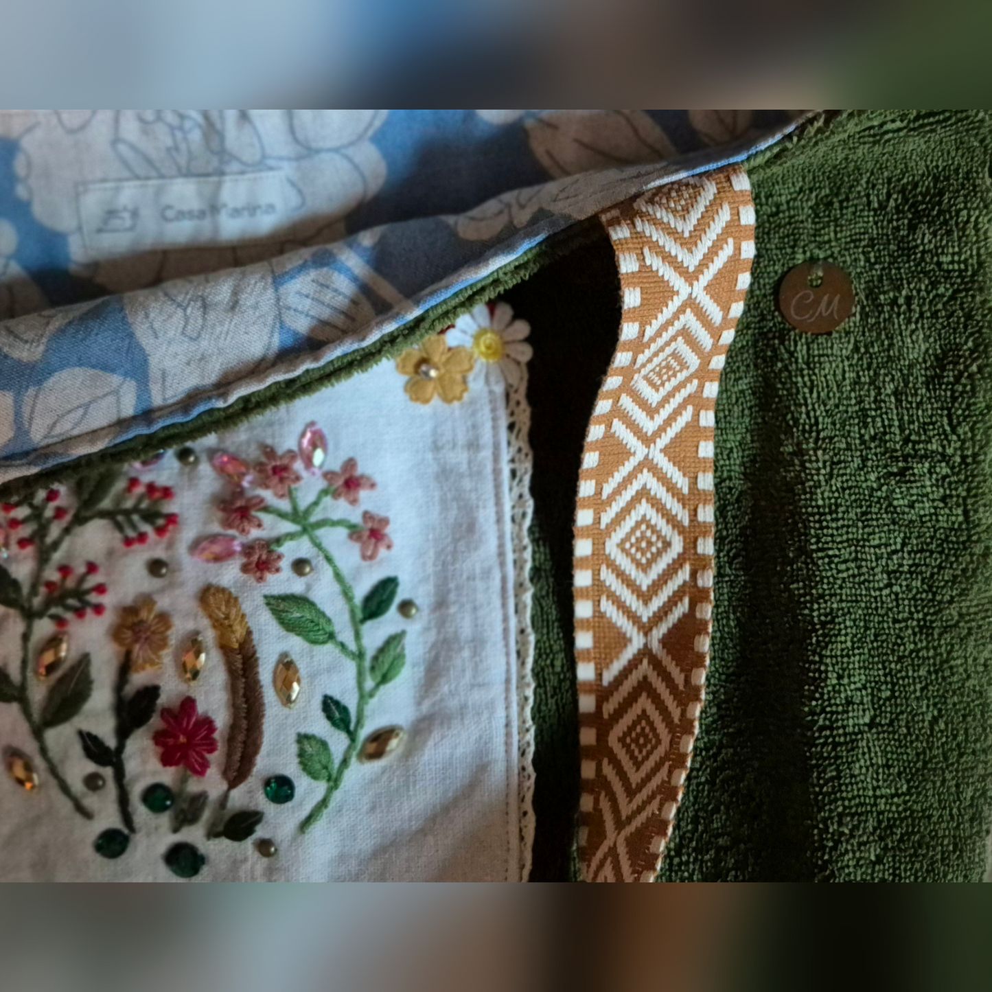 Cabas avec broderie