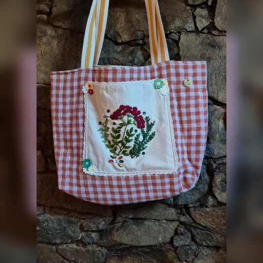 Cabas avec broderie