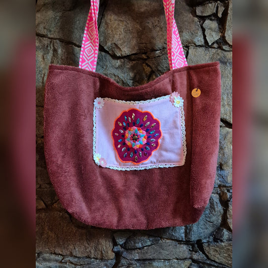Cabas avec broderie