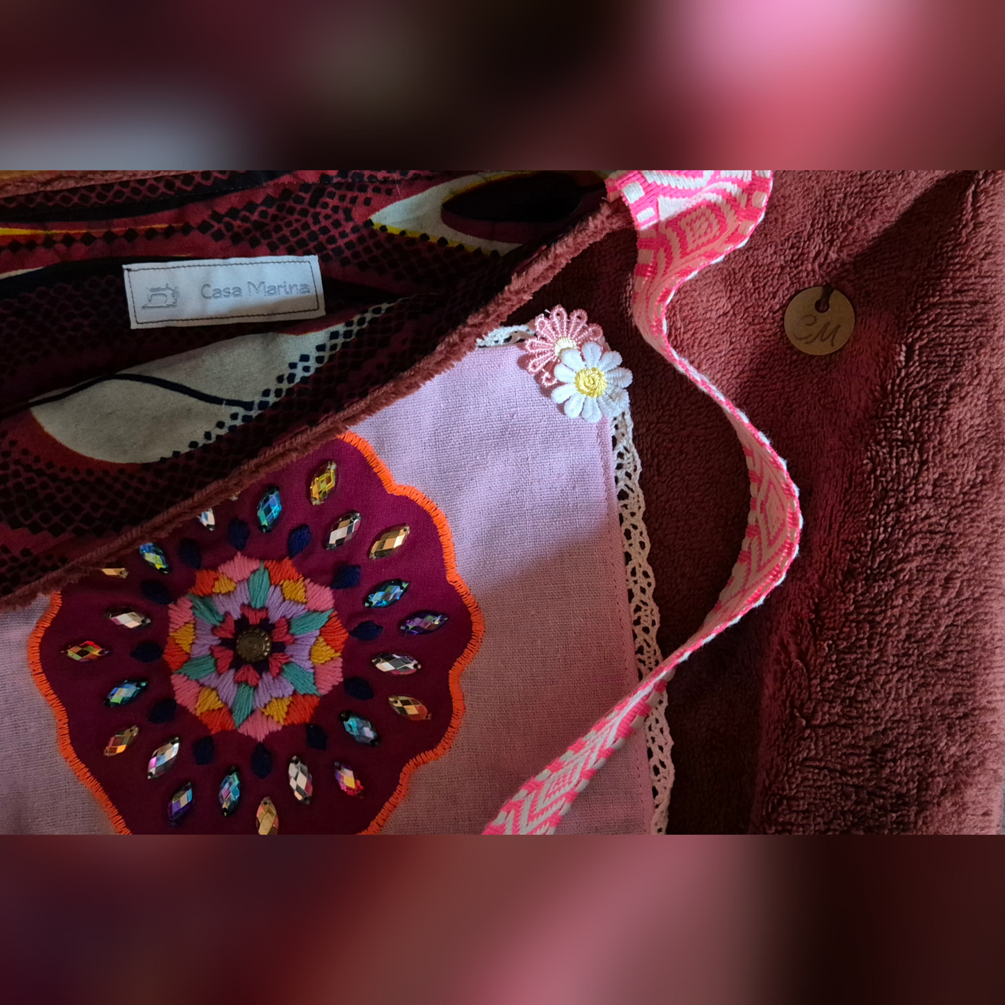 Cabas avec broderie