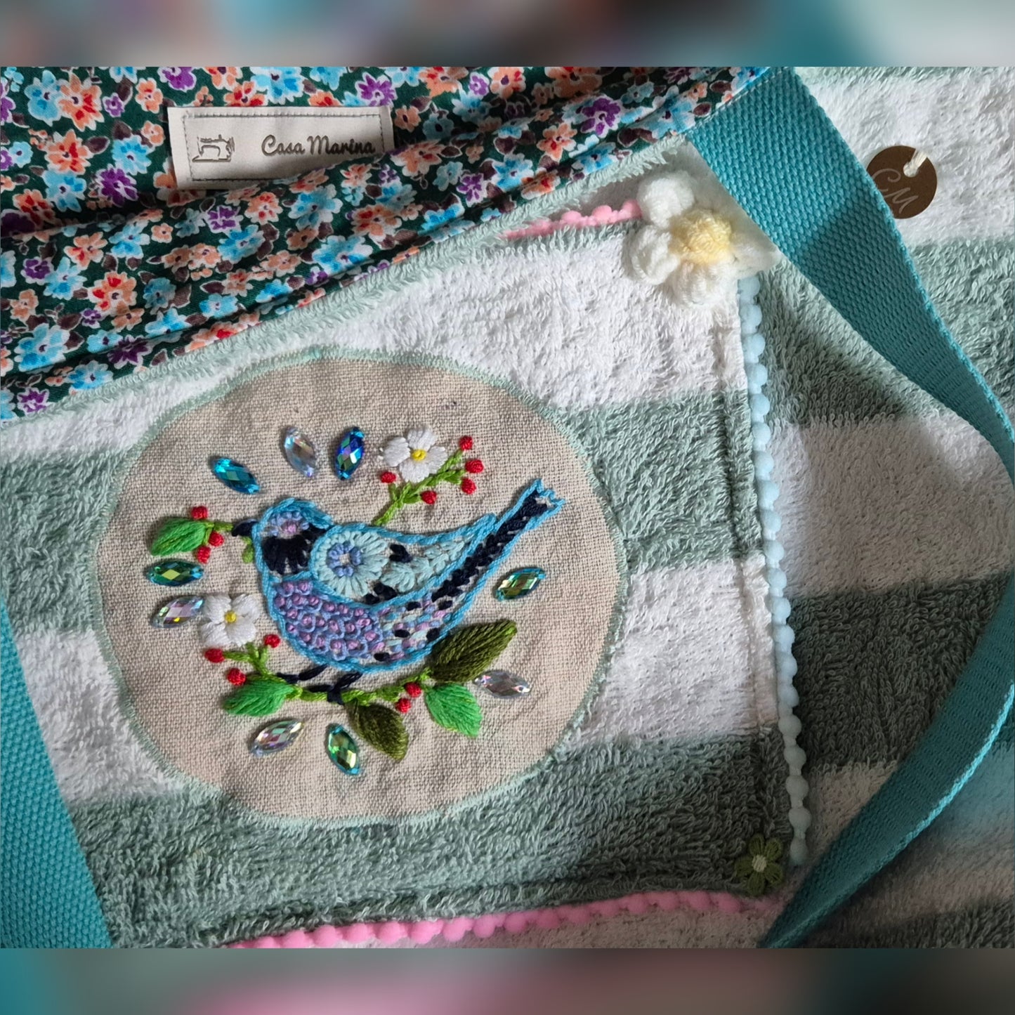 Cabas avec broderie
