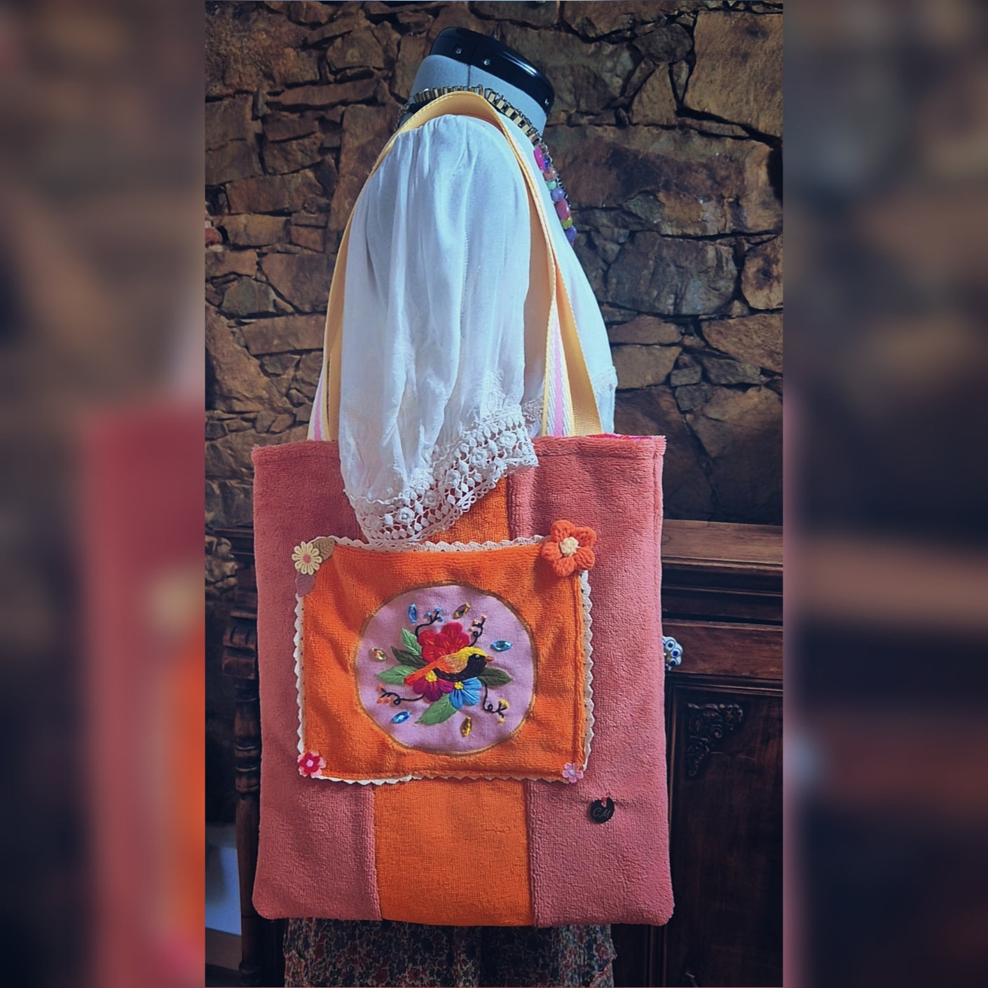 Tote Bag avec Broderie